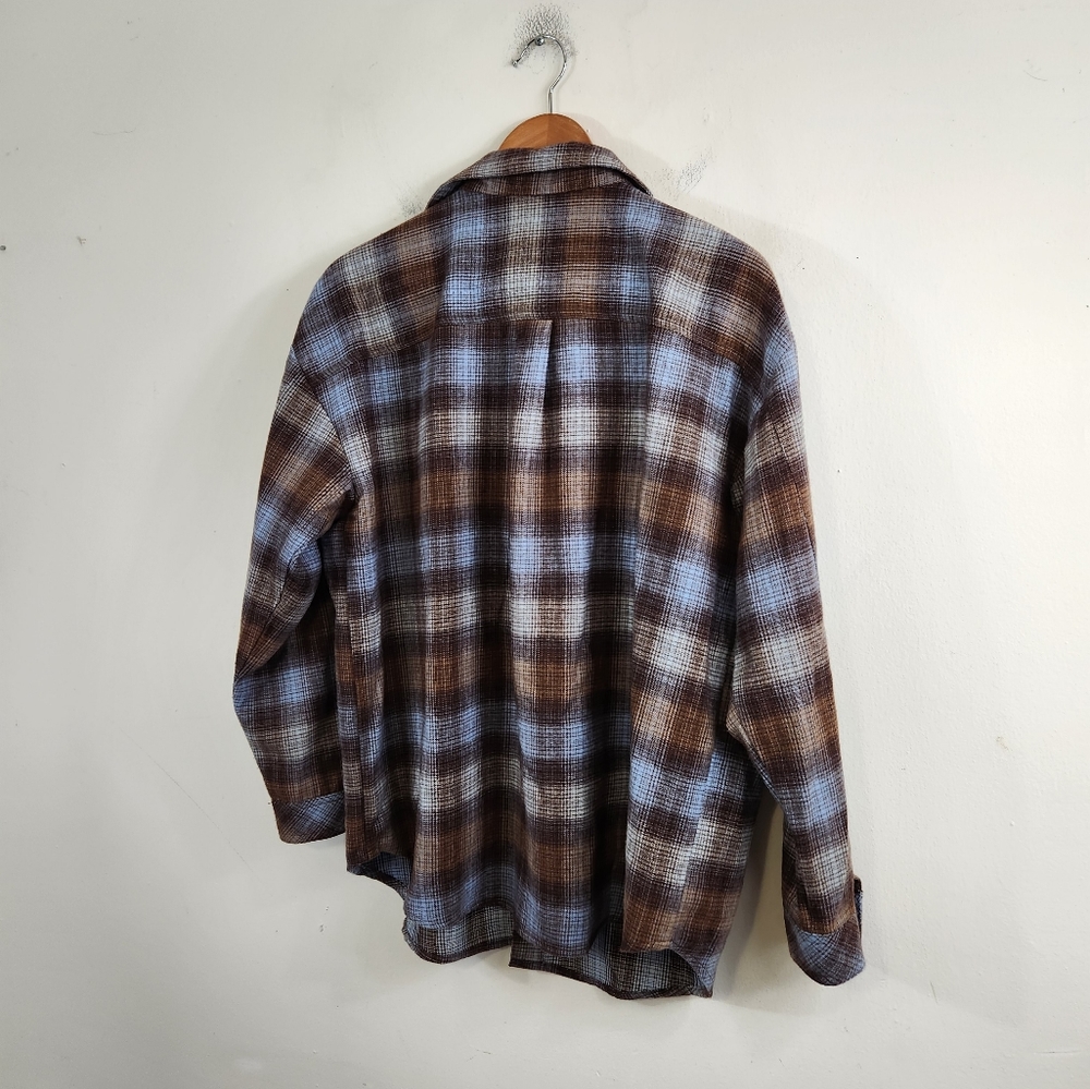 Ruby Rd Plaid button down Shacket - Picture 2 of 5